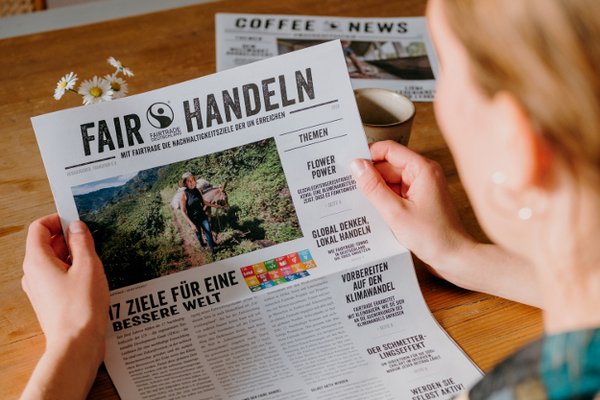 Faire Zeitung wird gelesen